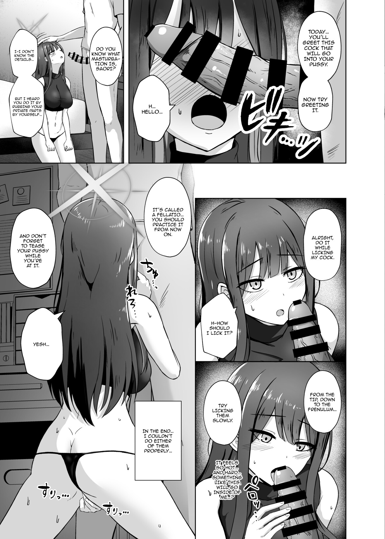 Hentai Manga Comic-Saori Yearns For Love - I LOVE + Saori And Sensei From Now On-Read-6